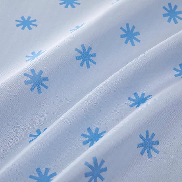 91家纺网 家纺一手货源 找家纺 凌云家纺  2025新款提花凉感冰丝席床笠款三明治凉席三件套 雪漾-蓝