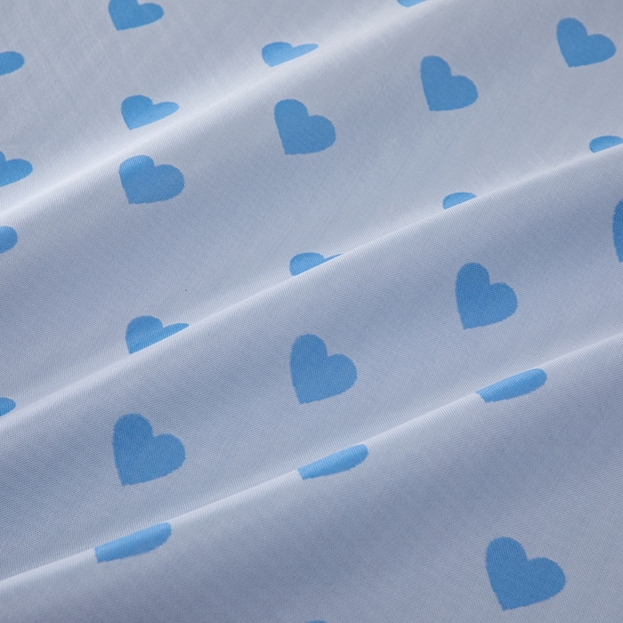 91家纺网 家纺一手货源 找家纺 凌云家纺  2025新款提花凉感冰丝席床笠款三明治凉席三件套 甜心-蓝