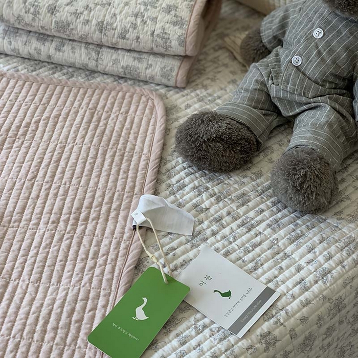 91家纺网 家纺一手货源 找家纺 汇庭 2025新款全棉床盖三件套-实拍 曼秋