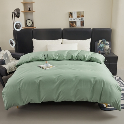 91家纺网 家纺一手货源 找家纺 （总）雅萱家纺 2025新款40S斜纹13372全棉纯色被套