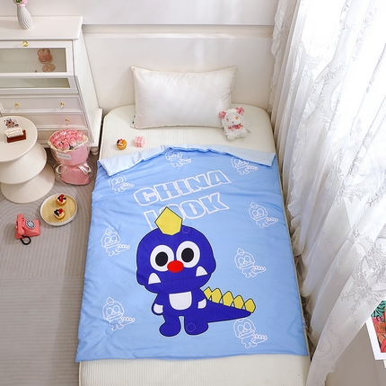 91家纺网 家纺一手货源 找家纺 （总）八零年代 2025新款儿童A类天丝夏被冰爽棉空调被凉感被幼儿园凉席夏被三件套