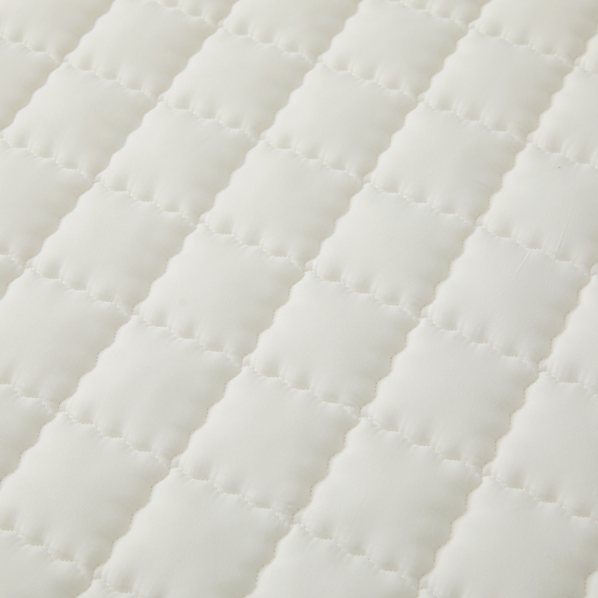 91家纺网 家纺一手货源 找家纺 欧邦 2025新款可拆卸六面全包夹棉床笠 五面夹棉-本白