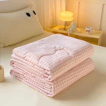 91家纺网 家纺一手货源 找家纺 （总）贝扬思家纺 2025新款超柔110克云朵棉系列夏被四件套