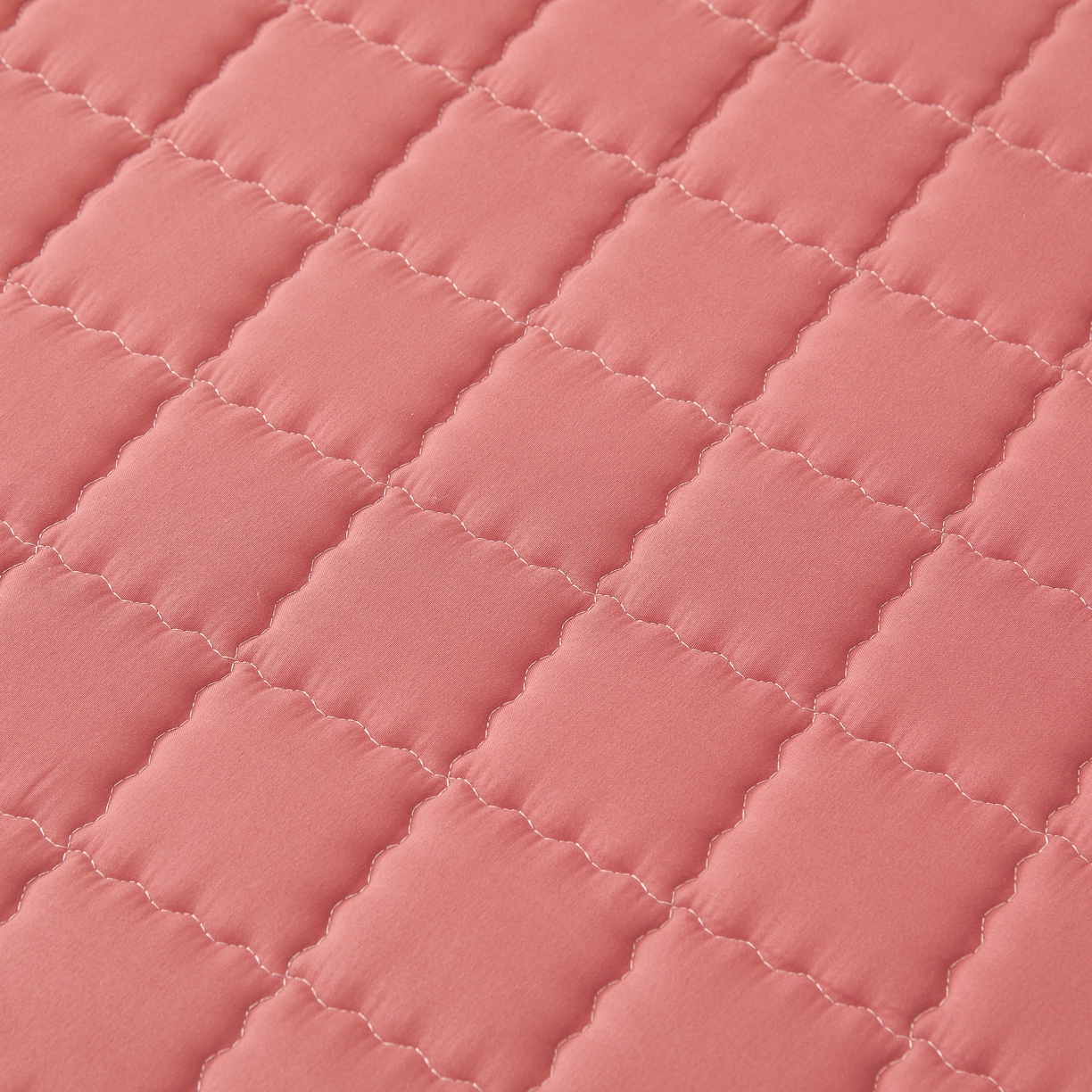 91家纺网 家纺一手货源 找家纺 欧邦 2025新款可拆卸六面全包夹棉床笠 五面夹棉-朱玉粉