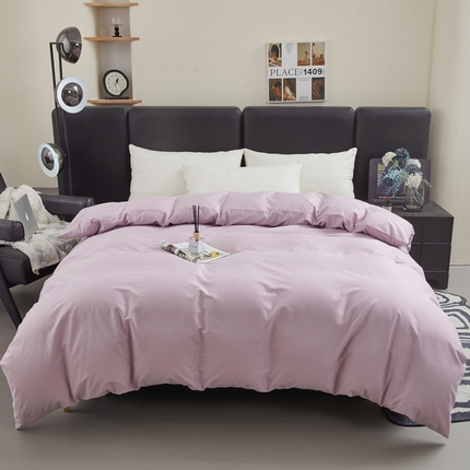 91家纺网 家纺一手货源 找家纺 （总）雅萱家纺 2025新款40S斜纹13372全棉纯色被套