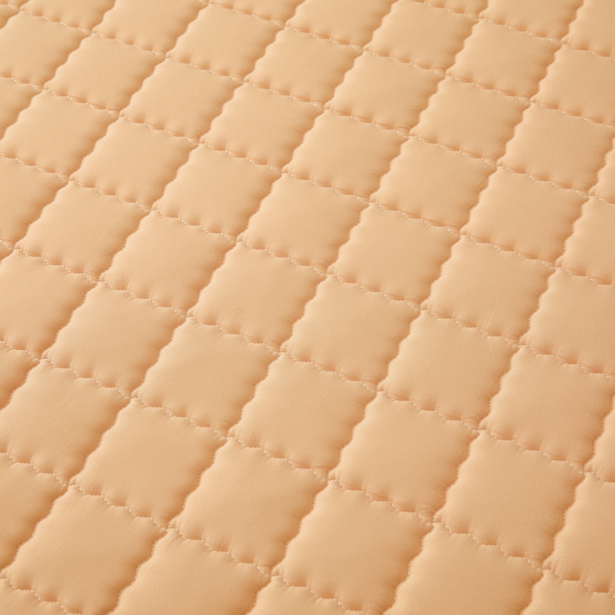 91家纺网 家纺一手货源 找家纺 欧邦 2025新款可拆卸六面全包夹棉床笠 五面夹棉-羊驼色