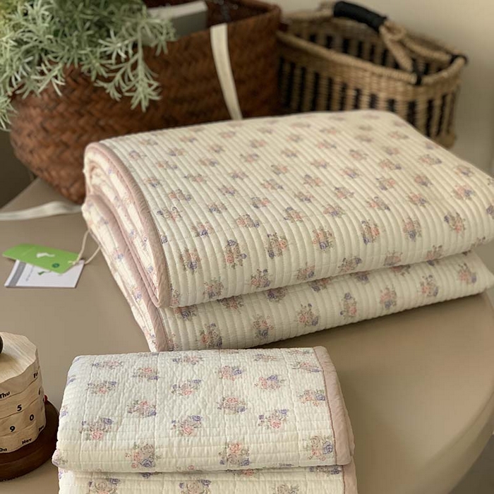 91家纺网 家纺一手货源 找家纺 汇庭 2025新款蔓莎床盖三件套系列-实拍 露娜