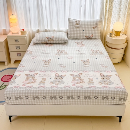 91家纺网 家纺一手货源 找家纺 （总）莎臣豹加厚磨毛植物羊绒床笠三件套学生宿舍单品床笠床垫保护套罩