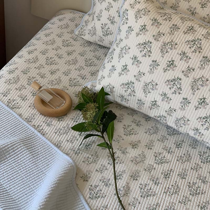 91家纺网 家纺一手货源 找家纺 汇庭 2025新款蔓莎床盖三件套系列-实拍 艾莉兰