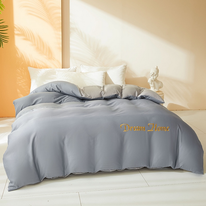 91家纺网 家纺一手货源 找家纺 （总）七仙女家纺 2025新款水洗真丝-梦幻家园系列单被套