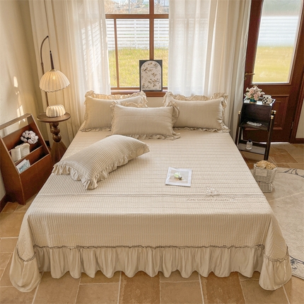 恒爱家纺 2025新款莫代尔凤铃花多功能单床盖系列 凤铃花-梦幻金