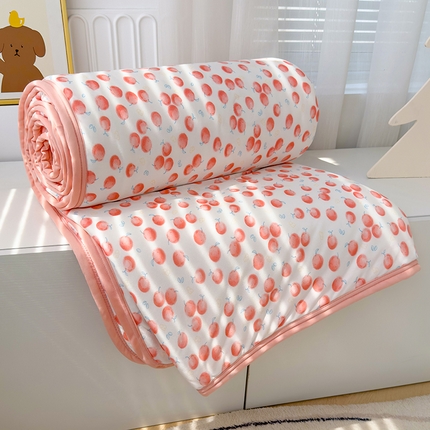 贝扬思家纺 2025新款针织棉印花夏被系列 恋爱简报