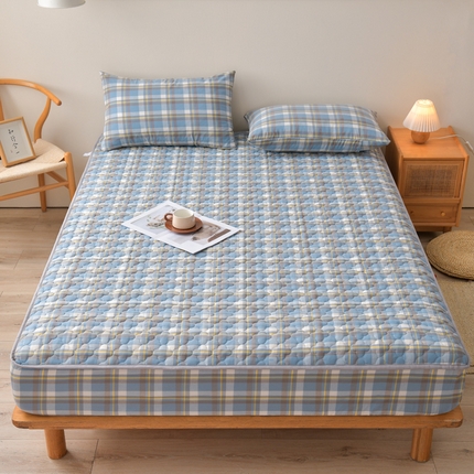 91家纺网 家纺一手货源 找家纺 （总）乐逸2025新款云朵色织全棉床笠