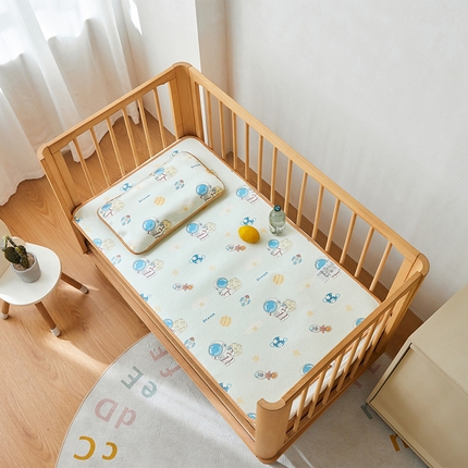 嗨生活 2025新款古藤席冰丝席双面可用儿童凉席幼儿园凉席双面凉感 清凉熟睡凉席 航天员