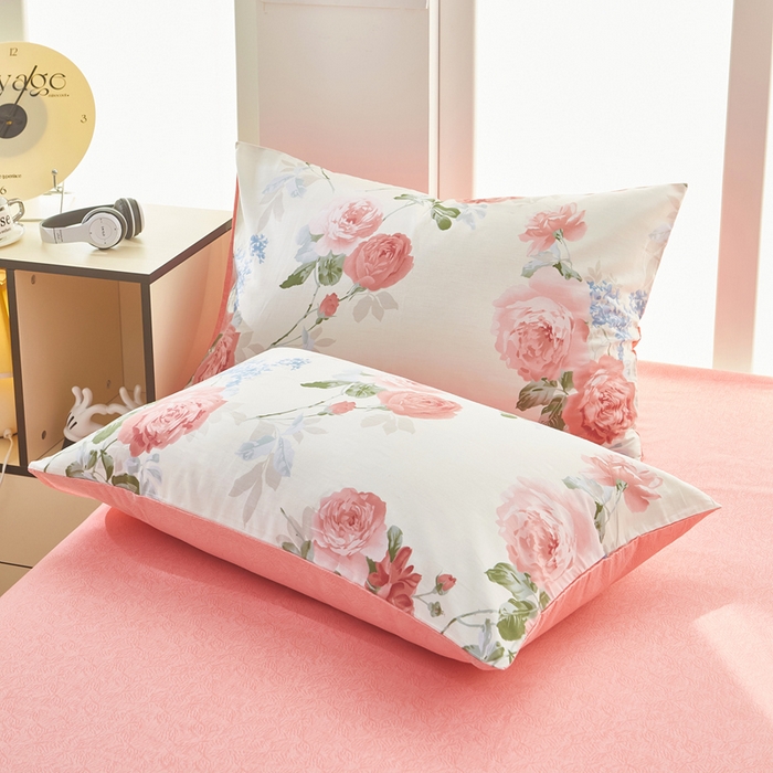 91家纺网 家纺一手货源 找家纺 黛妮雅 2025新款AB版全棉印花单被套床单枕套 锦上添花