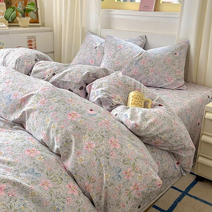 田野2025新款13372全A全棉四件套 屋顶花园