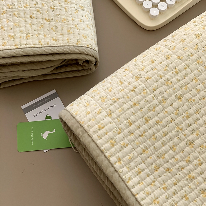 91家纺网 家纺一手货源 找家纺 汇庭 2025新款全棉床盖三件套-实拍 瑞芙蕾