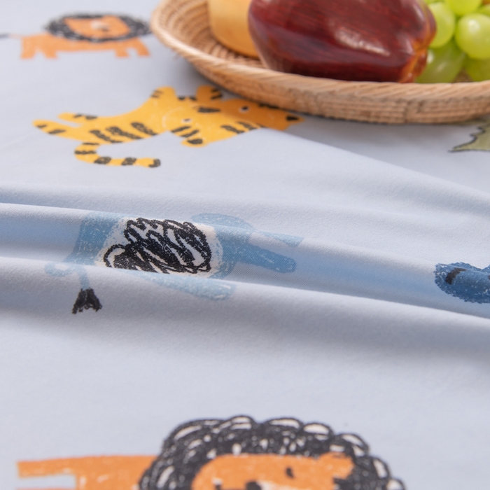 91家纺网 家纺一手货源 找家纺 2026新款儿童针织多功能盖毯 动物乐园