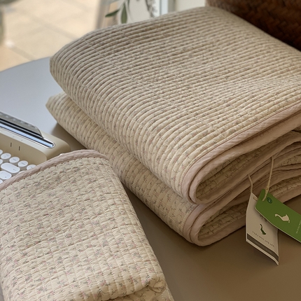 汇庭 2025新款全棉床盖三件套-实拍 小美芯庄园