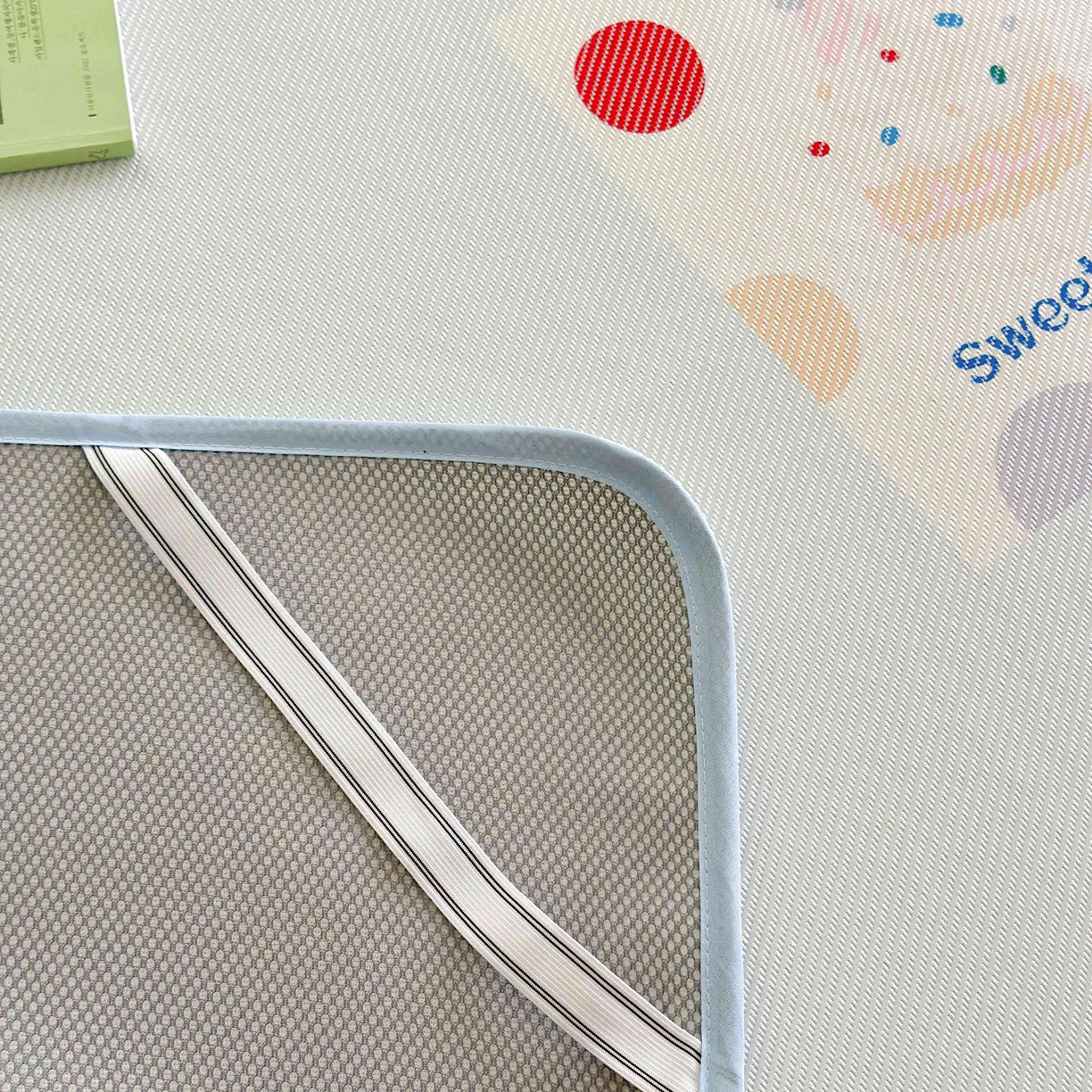 91家纺网 家纺一手货源 找家纺 美乐迪家纺 2025新款数码印花养生冰藤凉席 奶油泡芙