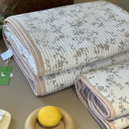 91家纺网 家纺一手货源 找家纺 （总）汇庭 2025新款全棉床盖三件套-实拍