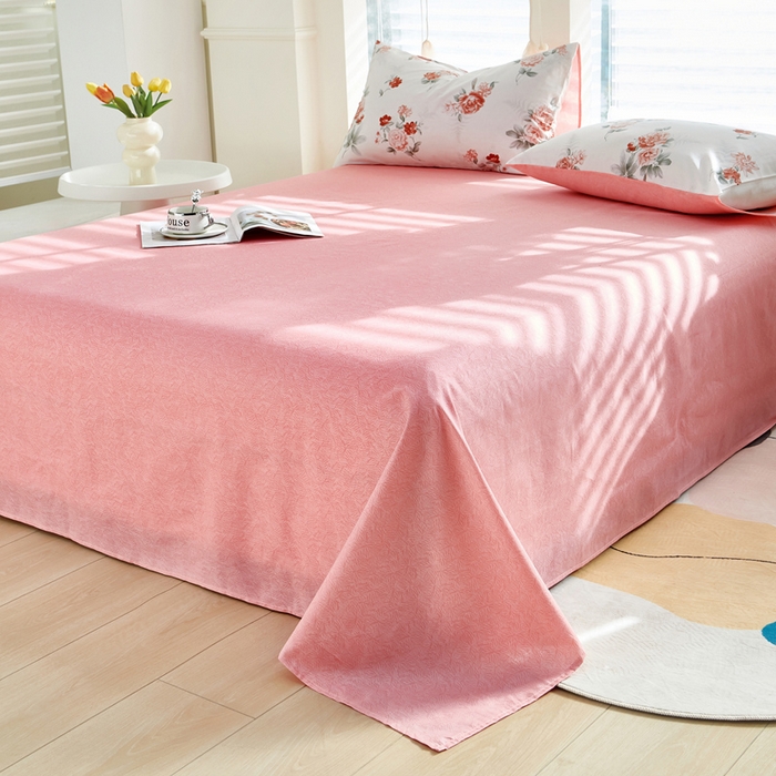 91家纺网 家纺一手货源 找家纺 黛妮雅 2025新款AB版全棉印花单被套床单枕套 芳华