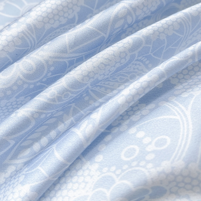 91家纺网 家纺一手货源 找家纺 高端轻奢A类母婴级兰精天丝全工艺刺绣四件套高端真丝夏季丝滑裸睡床上用品  维曼-香颂蓝