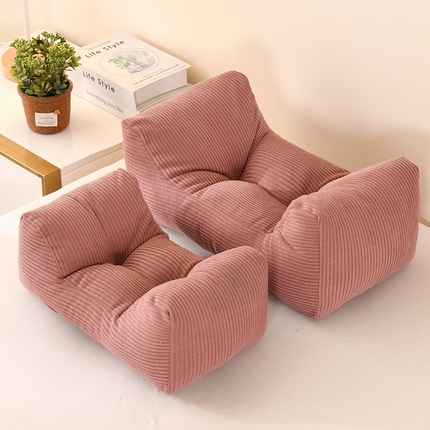 91家纺网 家纺一手货源 找家纺 （总）囍莱家纺 2025新款灯芯绒高弹丝绵多功能腰靠枕