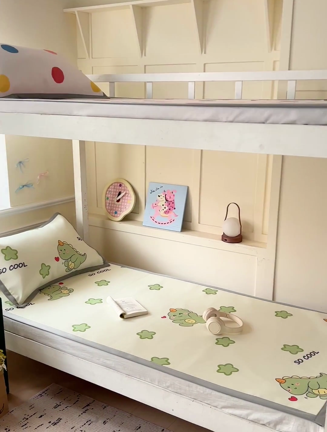 91家纺网 家纺一手货源 找家纺 富馨莱 2025新款学生平铺款冰藤印花凉席A类抗菌冰丝席支持定制尺寸 小萌龙