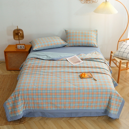 伊人坊 2025新款棉花夏被 贝拉绿