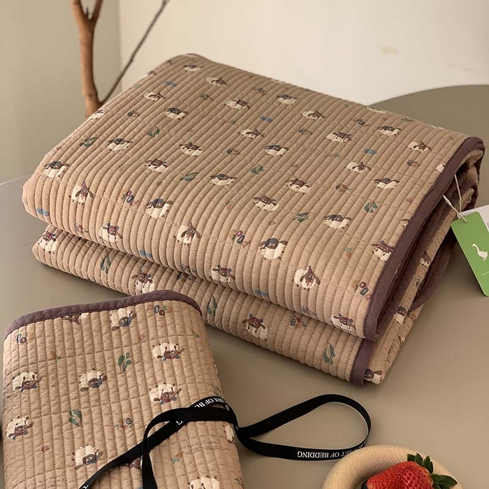 91家纺网 家纺一手货源 找家纺 汇庭 2025新款蔓莎床盖三件套系列-实拍 雪莉咩