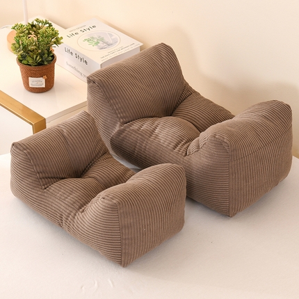 91家纺网 家纺一手货源 找家纺 （总）囍莱家纺 2025新款灯芯绒高弹丝绵多功能腰靠枕