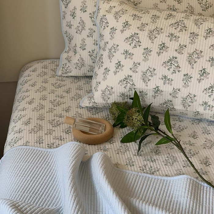 91家纺网 家纺一手货源 找家纺 汇庭 2025新款蔓莎床盖三件套系列-实拍 艾莉兰