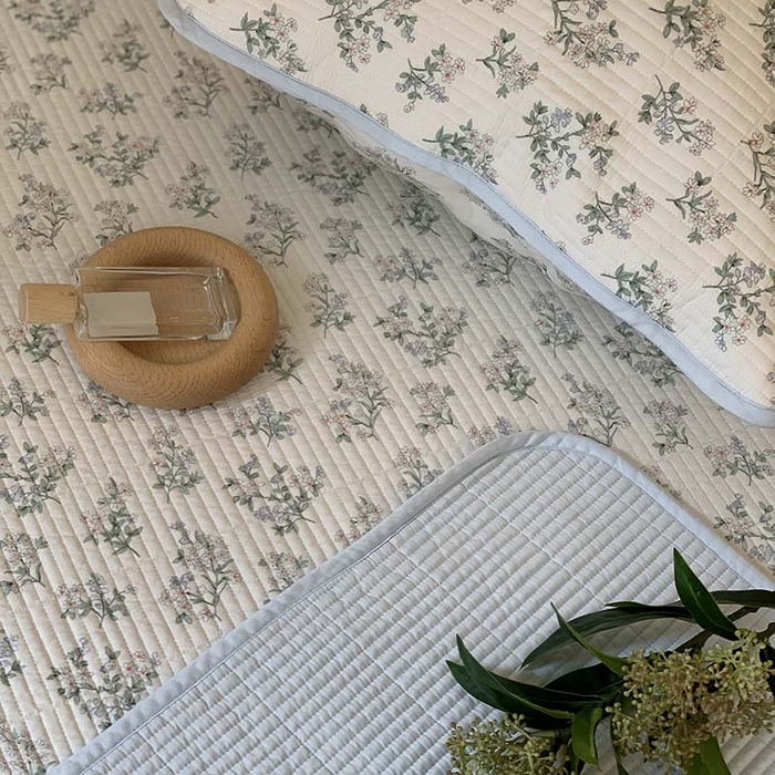 91家纺网 家纺一手货源 找家纺 汇庭 2025新款蔓莎床盖三件套系列-实拍 艾莉兰