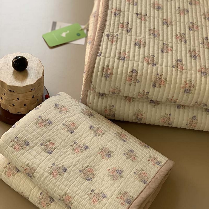 91家纺网 家纺一手货源 找家纺 汇庭 2025新款蔓莎床盖三件套系列-实拍 露娜