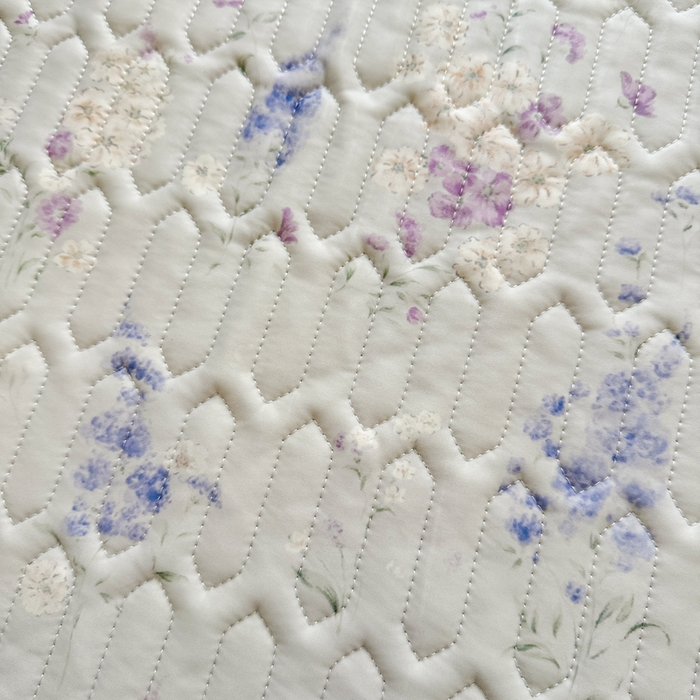 91家纺网 家纺一手货源 找家纺 慕尚家纺  2025春夏新款乳胶凉席水洗棉夏被夏凉被空调被三件套四件套 花梦