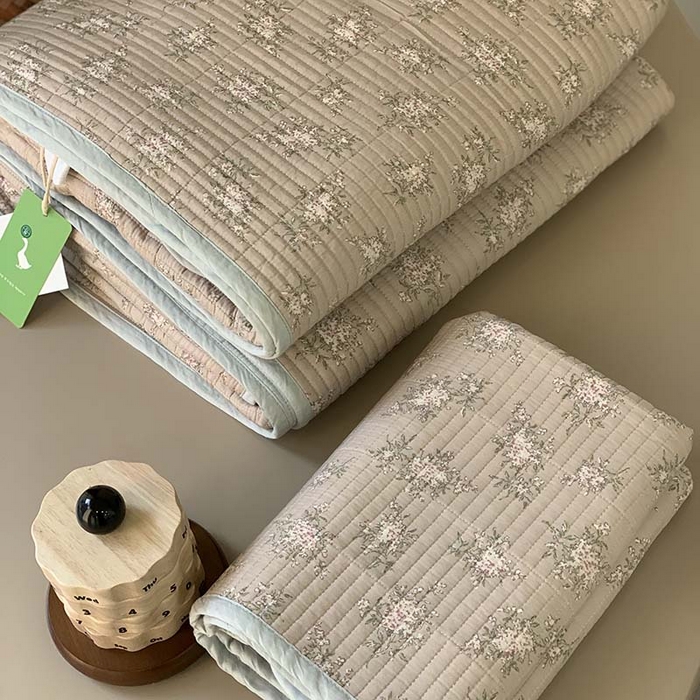 91家纺网 家纺一手货源 找家纺 汇庭 2025新款蔓莎床盖三件套系列-实拍 至夏