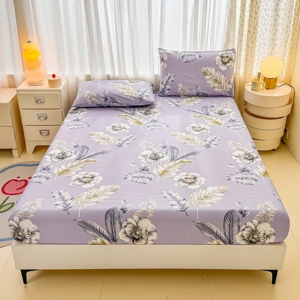 91家纺网 家纺一手货源 找家纺 （总）莎臣豹加厚磨毛植物羊绒床笠三件套学生宿舍单品床笠床垫保护套罩