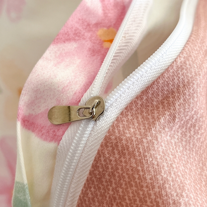 91家纺网 家纺一手货源 找家纺 大吉 2025新款100全棉纯棉喷气小清新被套四件套纯棉三件套床笠四件套单被套单枕套 甜梦