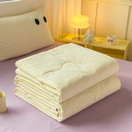 91家纺网 家纺一手货源 找家纺 （总）贝扬思家纺 2025新款超柔110克云朵棉系列夏被四件套