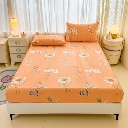 91家纺网 家纺一手货源 找家纺 （总）莎臣豹加厚磨毛植物羊绒床笠三件套学生宿舍单品床笠床垫保护套罩