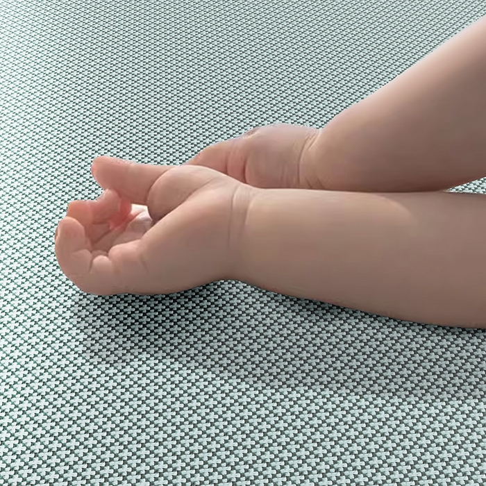 91家纺网 家纺一手货源 找家纺 迪乐妮 2025新款提花冰藤双面席床笠 床席款-卡比巴拉-墨绿