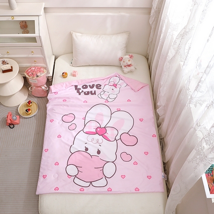 91家纺网 家纺一手货源 找家纺 （总）八零年代 2025新款儿童A类天丝夏被冰爽棉空调被凉感被幼儿园凉席夏被三件套