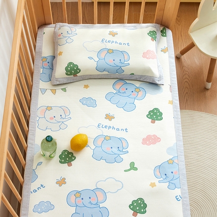 91家纺网 家纺一手货源 找家纺 （总）嗨生活 2025新款A类儿童冰藤软席幼儿园凉席-可定做