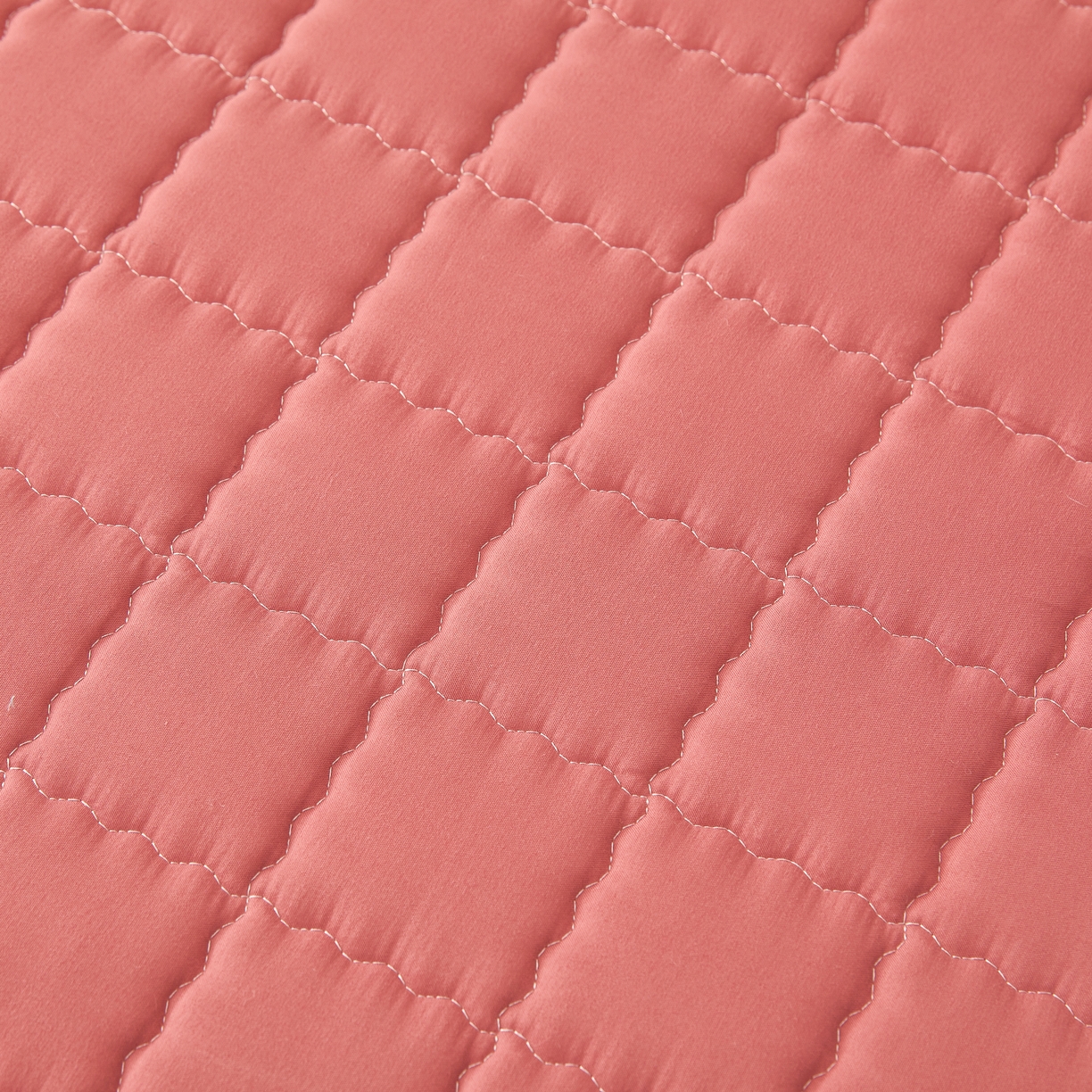 91家纺网 家纺一手货源 找家纺 欧邦 2025新款可拆卸六面全包夹棉床笠 单面夹棉-朱玉粉