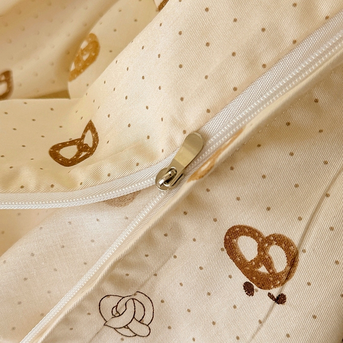 91家纺网 家纺一手货源 找家纺 田野2025新款13372全A全棉四件套 曲奇