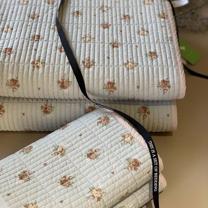 汇庭 2025新款全棉床盖三件套-实拍 木兰庄园