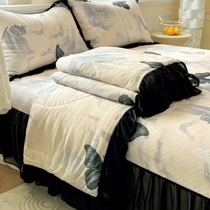 91家纺网 家纺一手货源 找家纺 （总）创爱家纺 2025新款豆豆软席夏被四件套