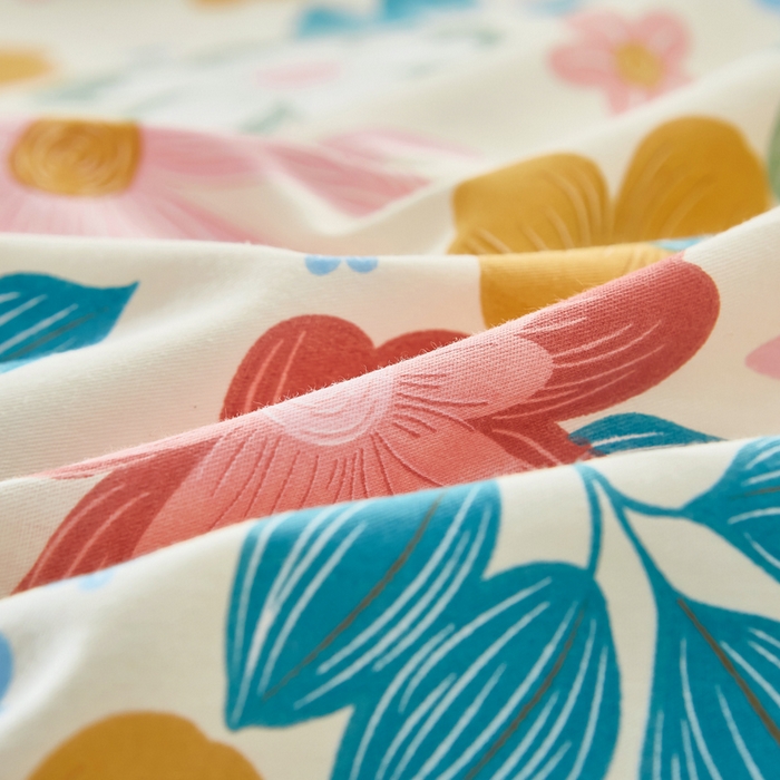 91家纺网 家纺一手货源 找家纺 黛妮雅 2025新款AB版全棉印花单被套床单枕套 米兰春天