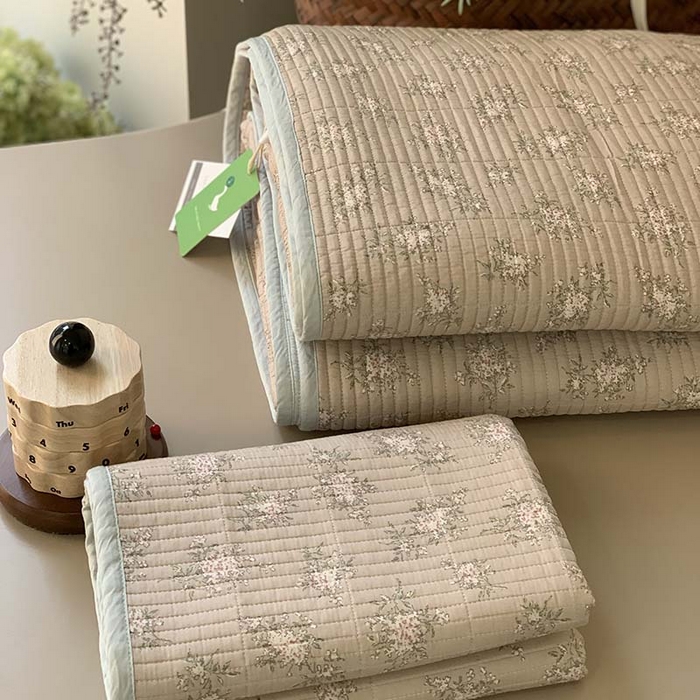 91家纺网 家纺一手货源 找家纺 汇庭 2025新款蔓莎床盖三件套系列-实拍 至夏